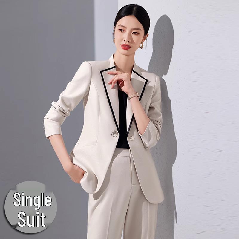 High-End Women's Slim Fit Blazer Suit Set for Spring & Autumn