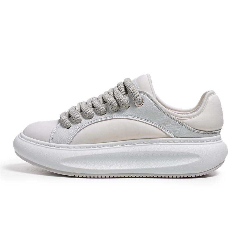 

Мода 2024 года, мужские дышащие весенне-летние маленькие кожаные туфли, новый модный тренд, универсальная японская корейская деловая повседневная обувь, мужская обувь 44 серый