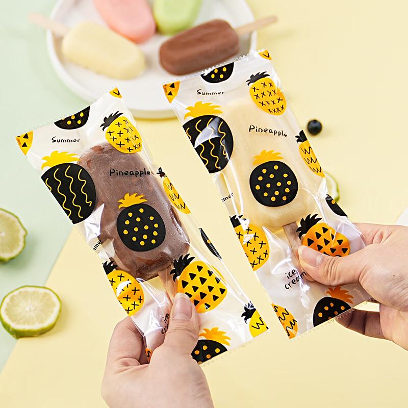 Bolsas gruesas para hacer paletas de helado caseras estilo inglés dorado