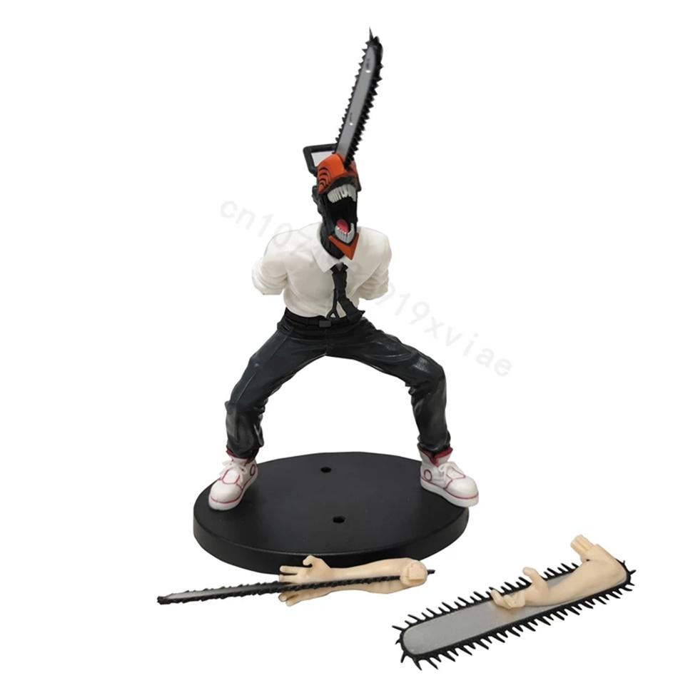 Anime Figure Power Denji 18cm Chainsaw Man Action Figure PVC Chainsaw Man Power Figurine PVC Adult Collection Model Doll Toy