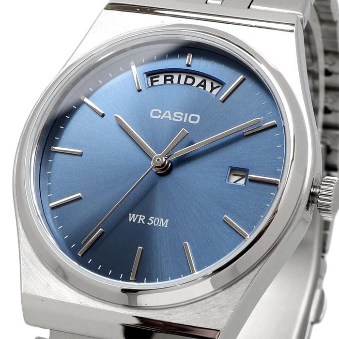Casio Standard Analog Quartz Men's Watch MTP-B146D-2AV Silver & Blue