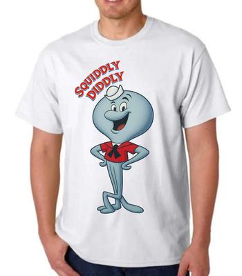 SQUIDDLY DIDDLY T-T-shirt CARTOON HANNA BARBERA TEE