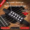 Magnetic Wooden Guitar Soundhole Pickup with 3m Cable, No-Drill Plug-In