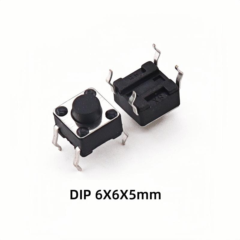 20PCS Micro Tact Push Button Switch 2X4 3X4 3X6 4X4 4.5X4.5 6X6 12X12 DIP SMD Side 2*4 3*4*2.5mm Tactile Tact Key Buttons Switch