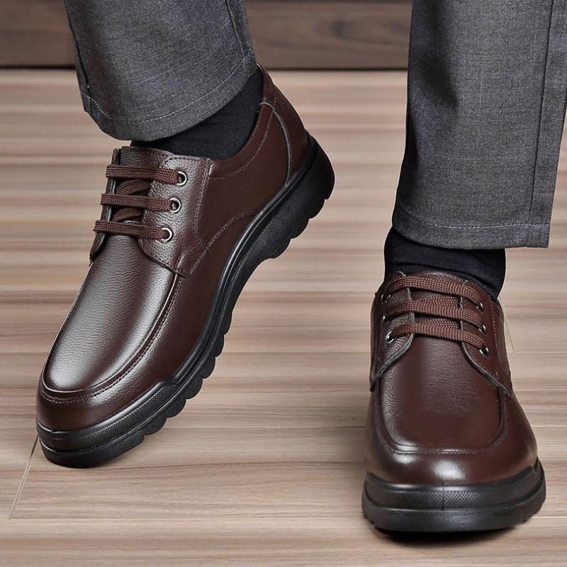 Men's men's leather shoes high-end deodorant non-slip versatile