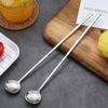 304 Stainless Steel Long Handle Coffee & Honey Stirring Spoons