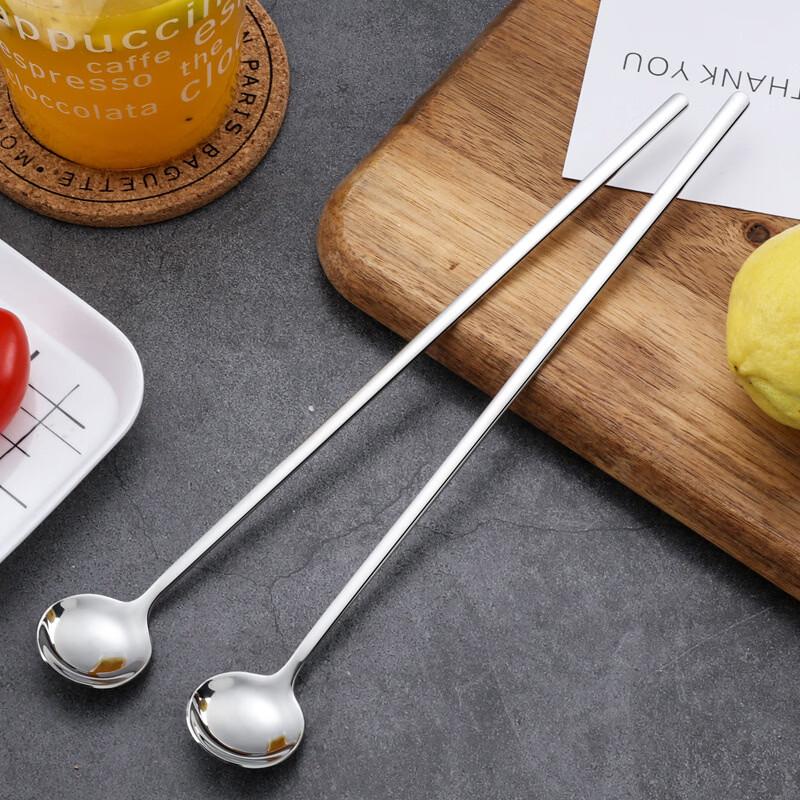 304 Stainless Steel Long Handle Coffee & Honey Stirring Spoons