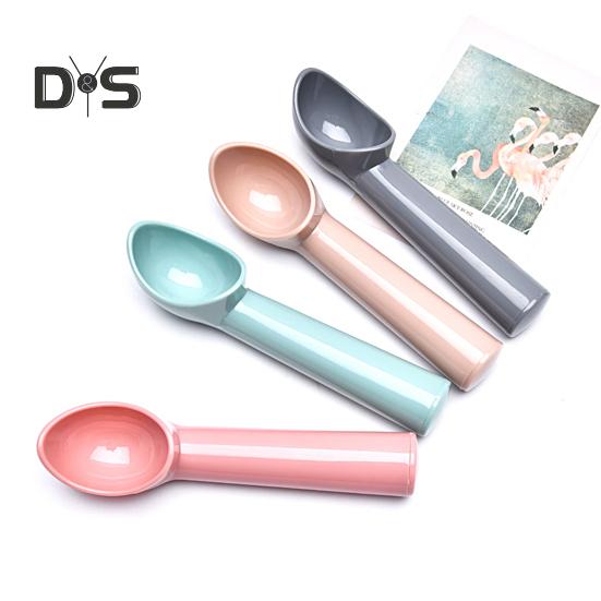 1 Set Food Grade Ice Cream Scoop Cold Resistant Plastic Watermelon Fruit Ball Spoon Dessert Scoop