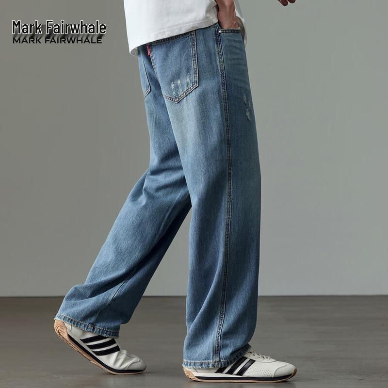 Mark Fairwhale Men's Tencel Lightweight Straight Jeans