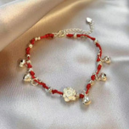 Bracelet Zodiaque Cloche Xiangyun Fille Miaojiang - Design Haut de Gamme Style Chinois