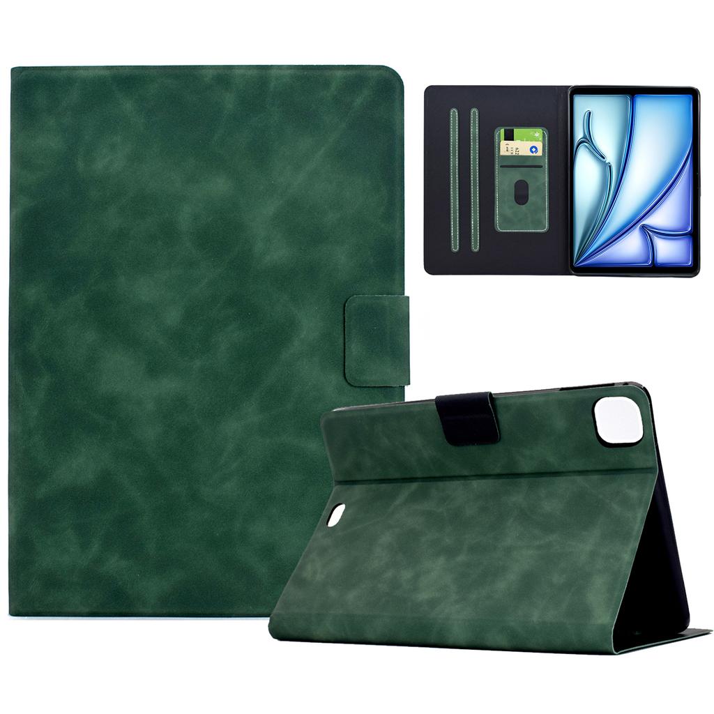 Tablet Case For iPad Air 11 /(2024)/Air (2022)/(2020)/Pro 11 (2022)/(2021)/(2020)/(2018) , PU Leather Cover with Card Slots