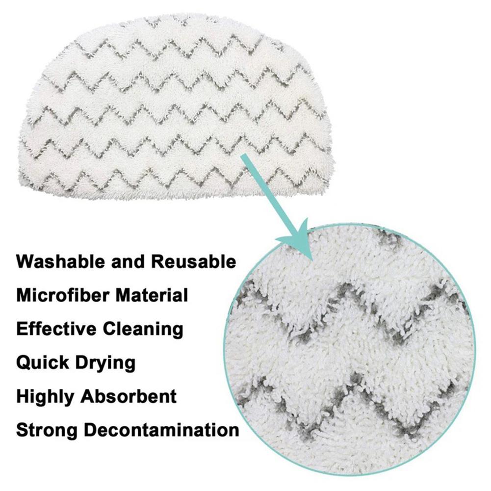 Replacement Cleaning Pads 2pcs for Bissell For PowerFresh For Steam Mop Compatible with Model 1806 1940 1544 1440 Microfiber