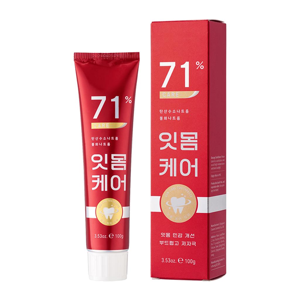 Diep reinigende tandpasta met tandvleesverzorging - Vlekverwijderende formule voor frisse adem en gezonde tanden, Essentieel voor mondhygiëne