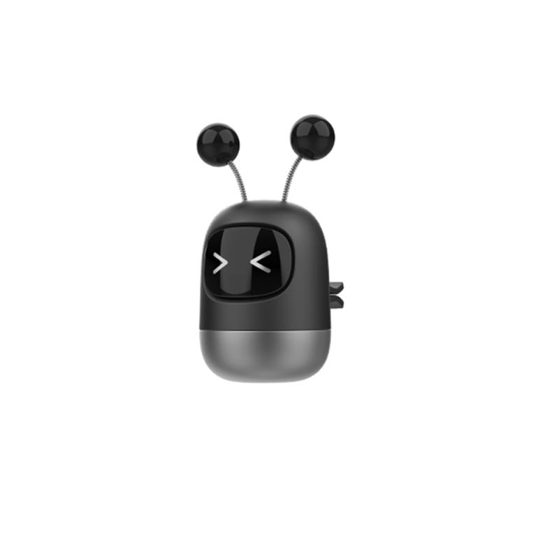 Автомобильный воздуховыпускной патрубок, автомобильный воздуховыпускной диффузор, арома-диффузор, мультяшный робот в форме автомобиля, духи из сплава Vent version [Smart]