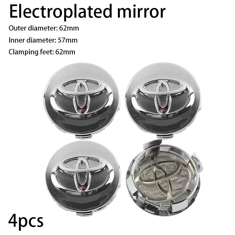 4 szt. 62 mm Nakładka na środek piasty do toyota Corolla Camry hilux CHR RAV4 Prado Prius yaris Tacoma Lande Kuluze Highlander Reiz Vios