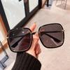 Gradient Women Vintage Anti-blue Light Glasses Frame Vintage Large Square Eyeglasses Oversized Spectacles Frames Glasses Damskie