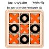 XO Wooden Chess and Tic-Tac-Toe Set: Double Player, Parent-Child Educational Toy for Kindergarten.