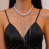 Collana di Perle con Nappa Multistrato di Alta Gamma - Design di Moda Europeo e Americano