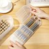 Semi-translucent Hard Battery Organizer Plastic Battery Button Cell Holder  Lithium Battery
