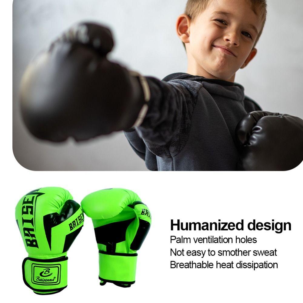 Guantoni da boxe da uomo, donna, bambino, per kickboxing, MMA, arti marziali, sparring, sacco da boxe
