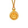 Rotating Lotus Compass Trendy Necklace Pendant