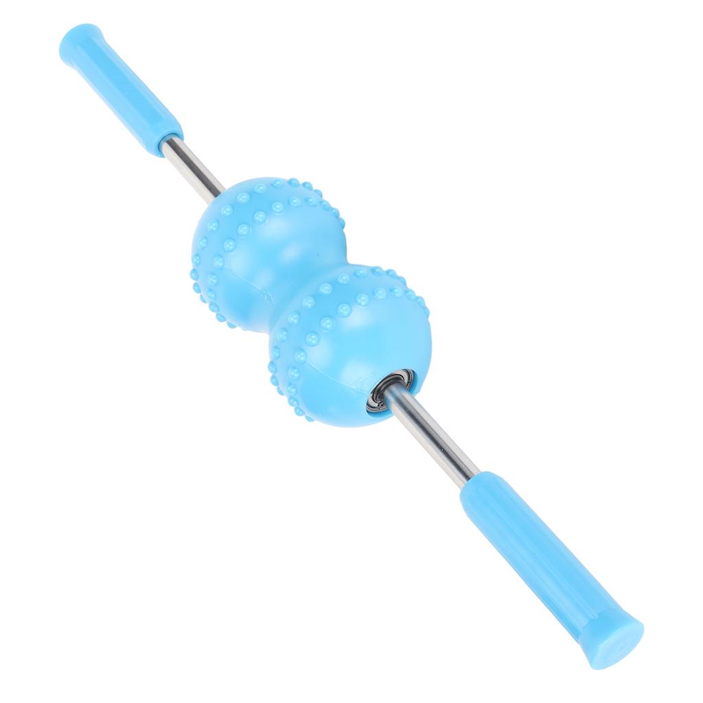 Fascia Muscle Roller Dual Ball Deep Tissue Massaging Reduces Pain Fascia Roller for Legs Neck
