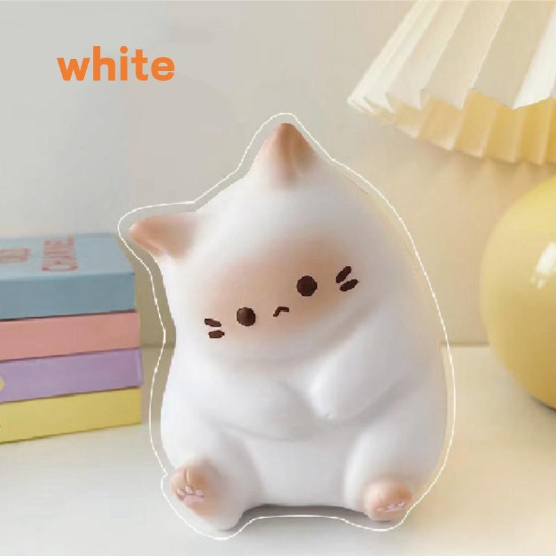 Cat Slow Rising Squishy Toy, Kawaii Cat Stress Ball for Desk Gift Soft Foam Squeeze Toy for Stress Relief and Relaxation