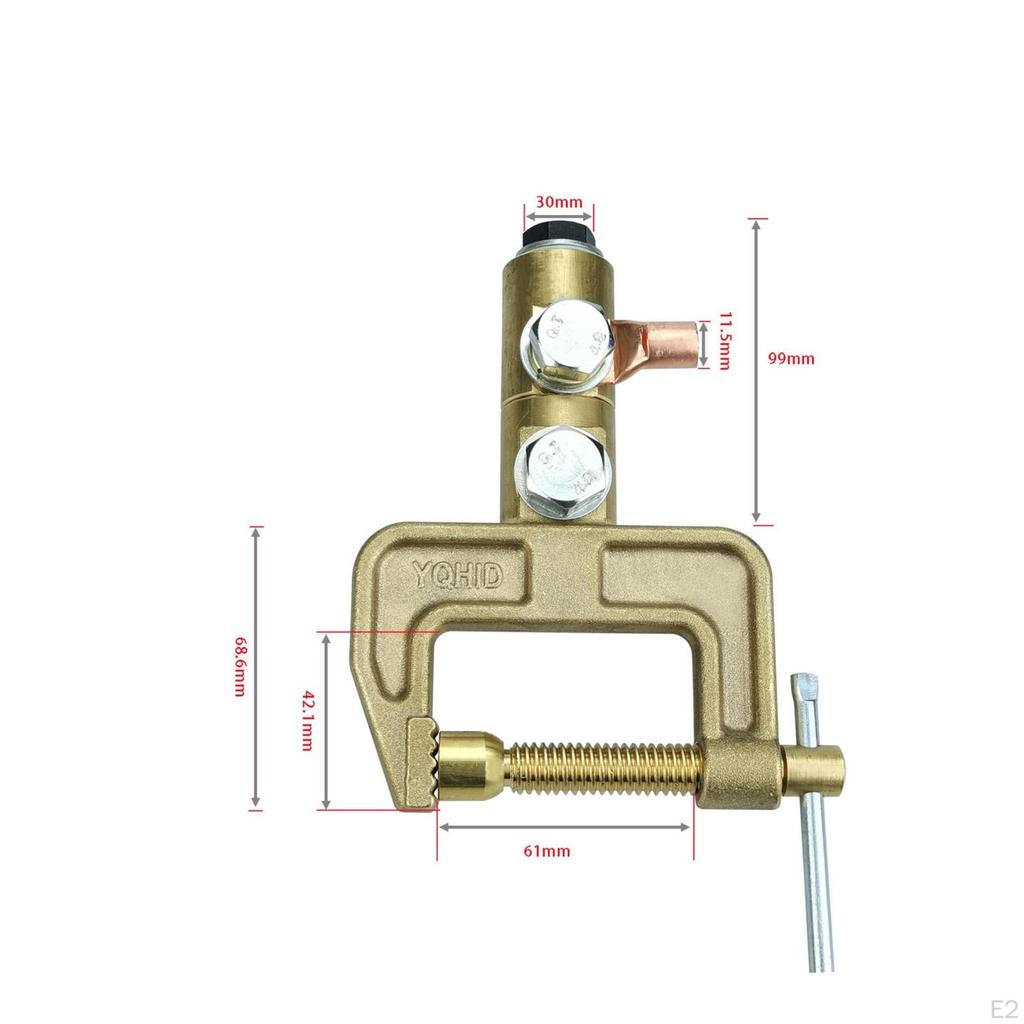 Heavy Duty Joining Ground Clamp High Conductivity with Rotating