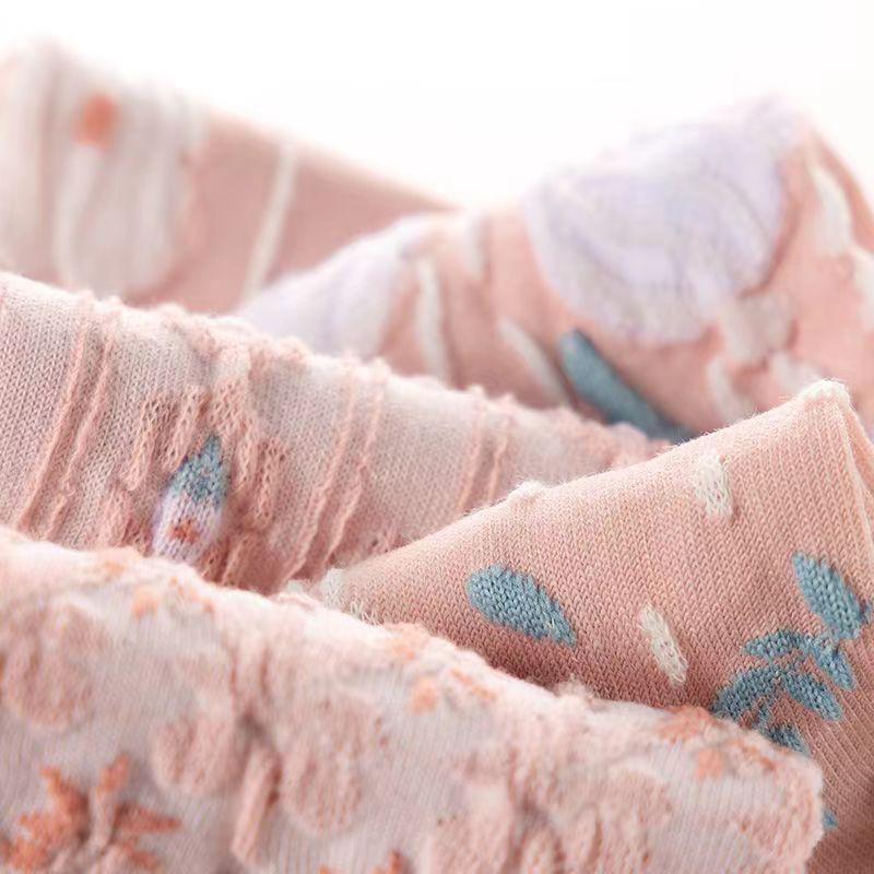 Women's Lace Floral Mesh Ankle Socks - Breathable, Sweet, and Lightweight for Summer