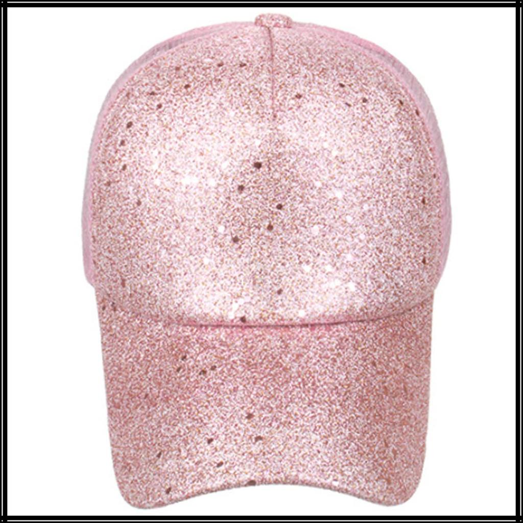 Mesh Cap Star Pattern Hat Sports Running Outdoor Women Men CA675 [White Fang] (Gold)