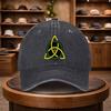 Triquetra Print Baseball Cap Casual Duckbill Hat Fashionable Hat Adjustable Outdoor Casual Cap for All Seasons Suitable fo