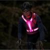 USB Rechargeable LED Reflective Vest Adjustable Waist/Shoulder Night Running Light Up Vest  Runners