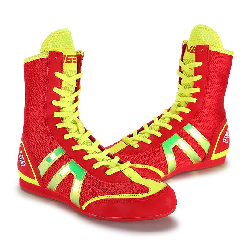 Men Wrestling Shoes Comfortable Fighting Training Adult Professional Competition Boxing Shoes Original Non-Slip Wrestling Boots