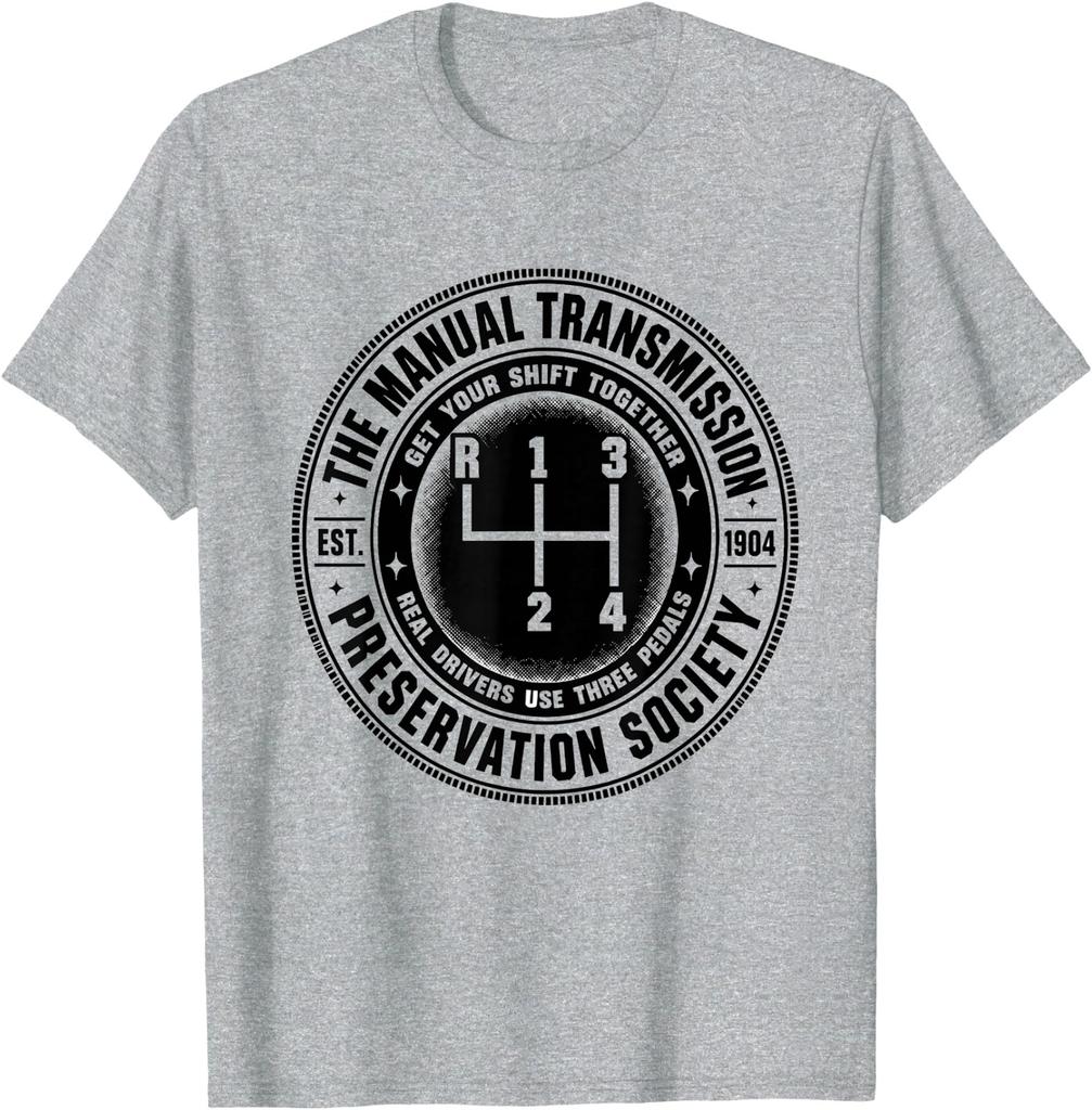 Manual Transmission Preservation Society Three Pedals T-Shirt