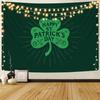 Happy St .Patrick 'S Day Tapestry Photography Backdrop Room Decor Aesthetic Party Decorations For Bedroom Wall Decoration Boho Art