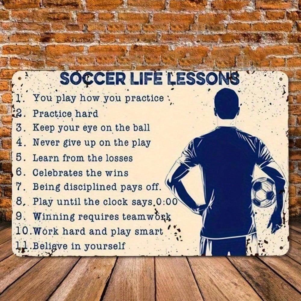 

Vintage Metal Wall Sign Los Angeles Football Soccer Man Cave Garage Decor Retro Tin Sign 20x30cm