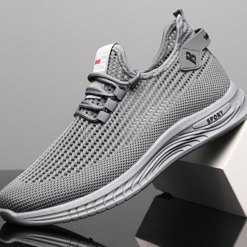 Komfort-Strick-Slip-On-Sneaker zum Laufen und Wandern