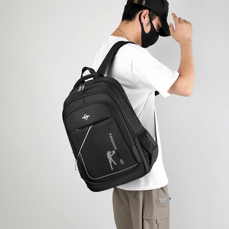 Backpack School bag Large capacity travel backpack Solid color Casual business Backpack Sports