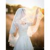 Wedding Lace Bridal Down Bridal Veil with Beautiful and Stylish for and Parties DRASAWEE(JP) Veil, Veil, Two-Tiered Comb, Weddings, Photoshoots,