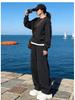 Women's High-End Fleece-Lined Sports Suit - Autumn/Winter Hoodie Two-Piece Set