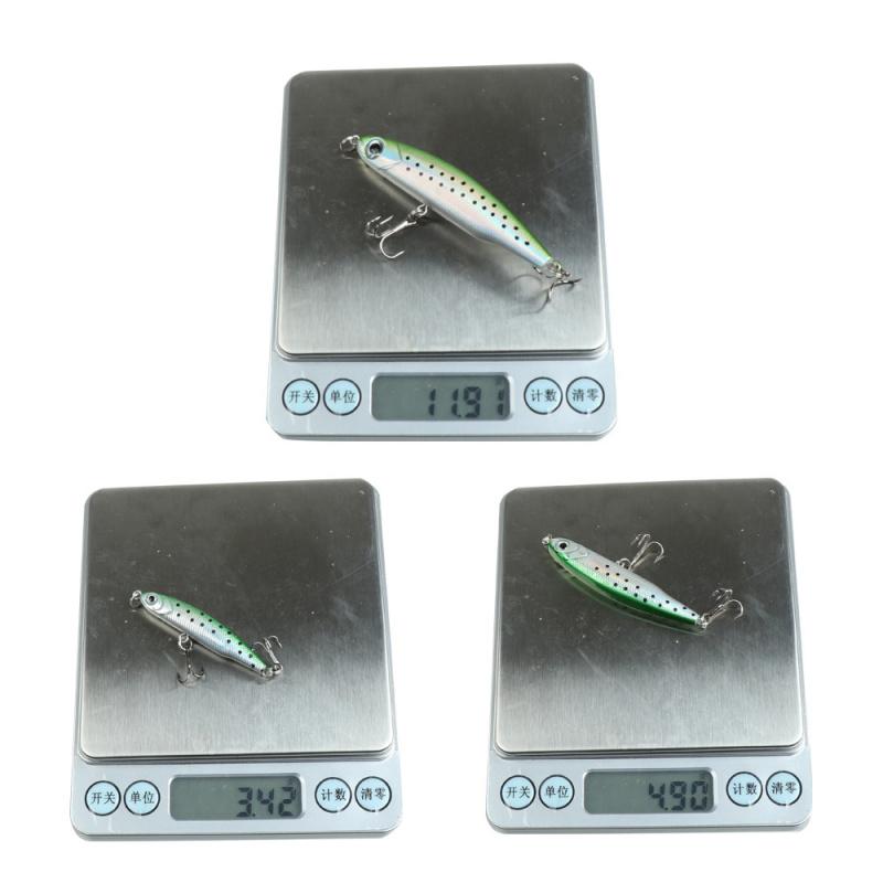 7PCS 3.4g5g8g11.9gUltra-long cast micro-vibrating pencil lure for all swimming layers, suitable for fish like red-eye catfish an