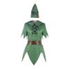 Peter Pan Cosplay Costume Green Fairy Elf Costume Cosplay Stage Performance Outfit Set