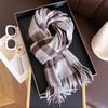 65*200Cm Cashmere Women Scarf Winter Warm Plaid Pashmina Shawl Wrap Tassels Neckerchief For Fashion Luxury Foulard