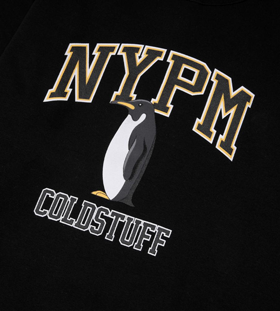 NP STUDIO Feeders Graphic Oversized Sweatshirt Black
