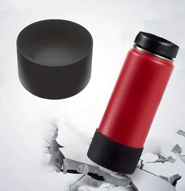 Manufacturer Custom Eco-friendly Anti-slip Solid Color Protective Silicone Bumper Boot Sleeve for Stainless Water Bottle
