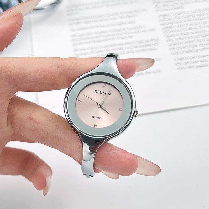 Kloson Niche High-End Bracelet Watch, Small And Exquisite Women'S Watch, Simple And High-Value Quartz Watch
