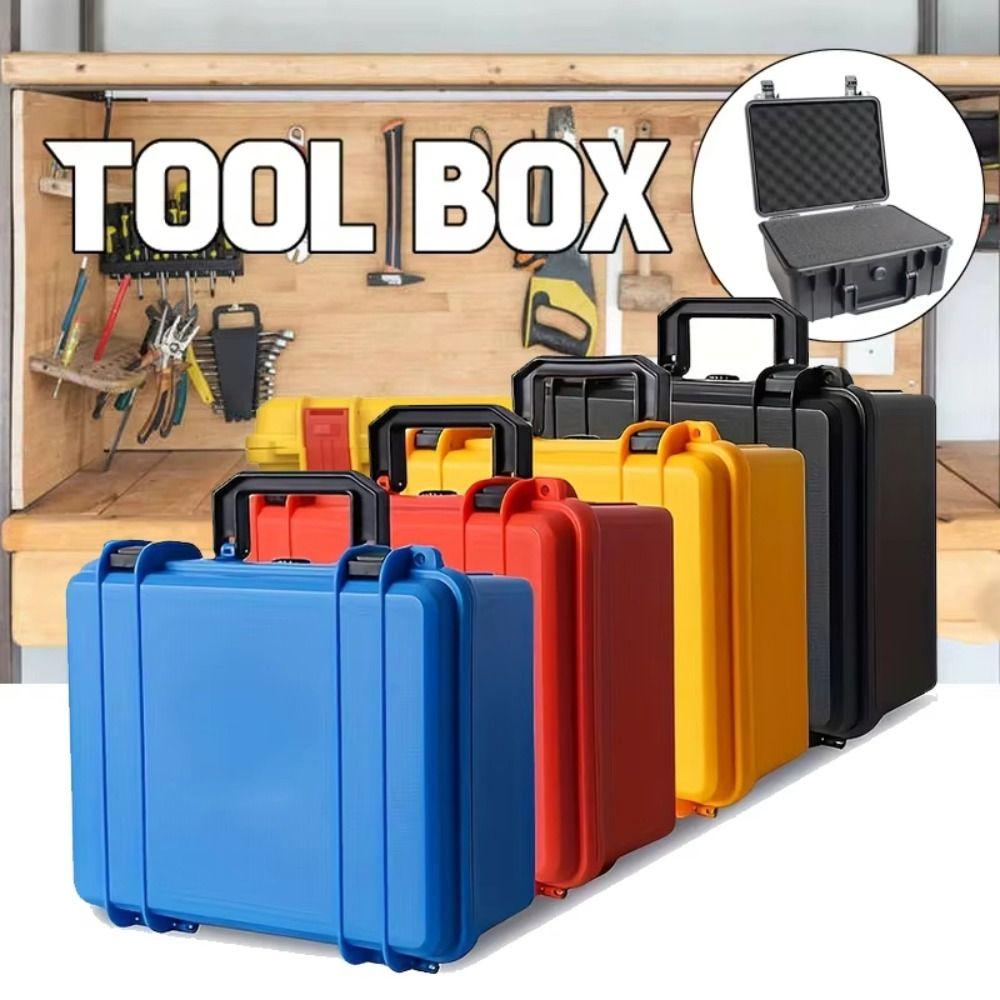 Multi-function Safety Instrument Tool Box Moisture-proof Large Capacity Hardware Storage Box ABS Plastic 280x240x130mm