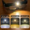 Hands Free LED Magnifying Glass With Light USB Rechargeable Magnifier  Close Work