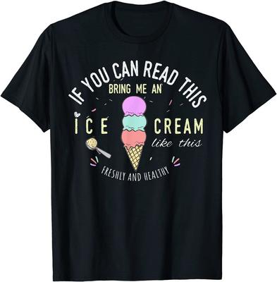 Wenn du das lesen kannst, bring mir ein Eis wie dieses Lustiges T-Shirt Klassisches T-Shirt