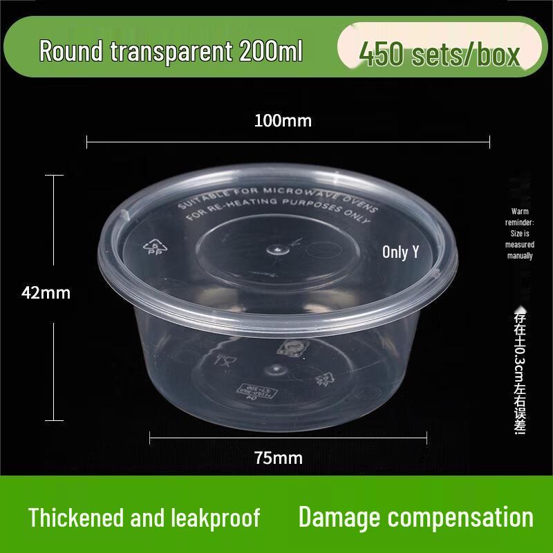 JingJingRS Multi-Compartment Disposable Takeaway Containers